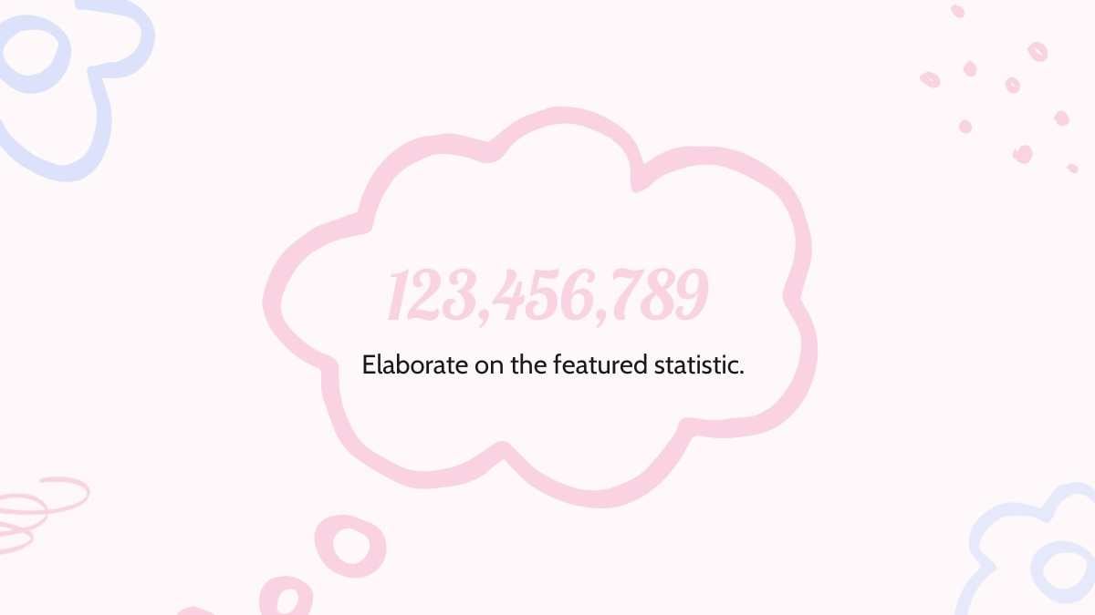 귀여운 파스텔 더들 꽃 임신 발표 - 슬라이드 15