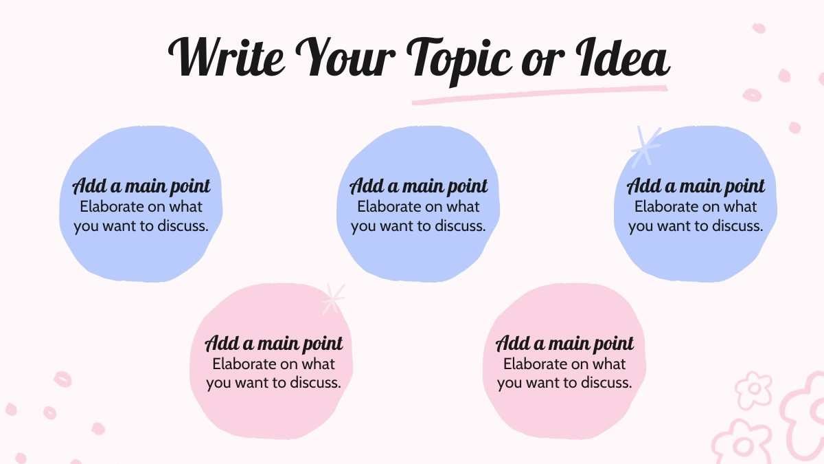 귀여운 파스텔 더들 꽃 임신 발표 - 슬라이드 7