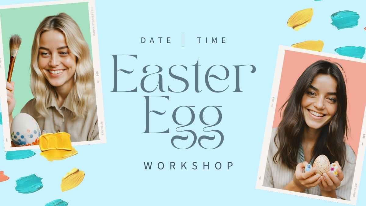 Cute Pastel Easter Egg Workshop - slide 0