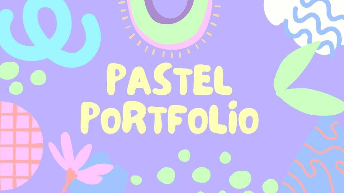 Cute Pastel Portfolio - slide 0
