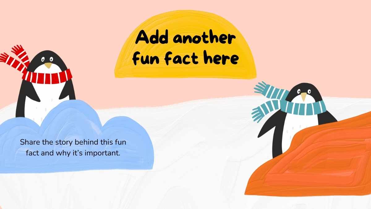 Cute Penguin Background Slides - slide 11