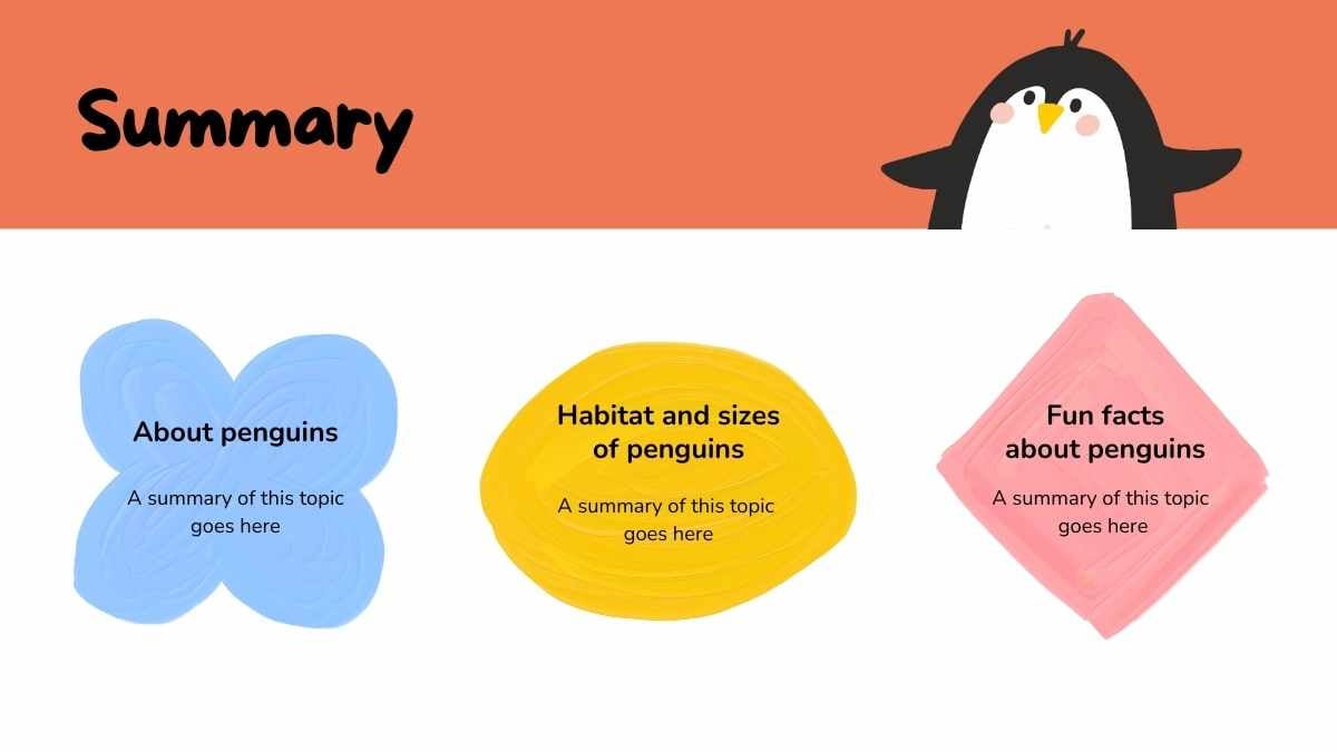 Cute Penguin Background Slides - slide 12