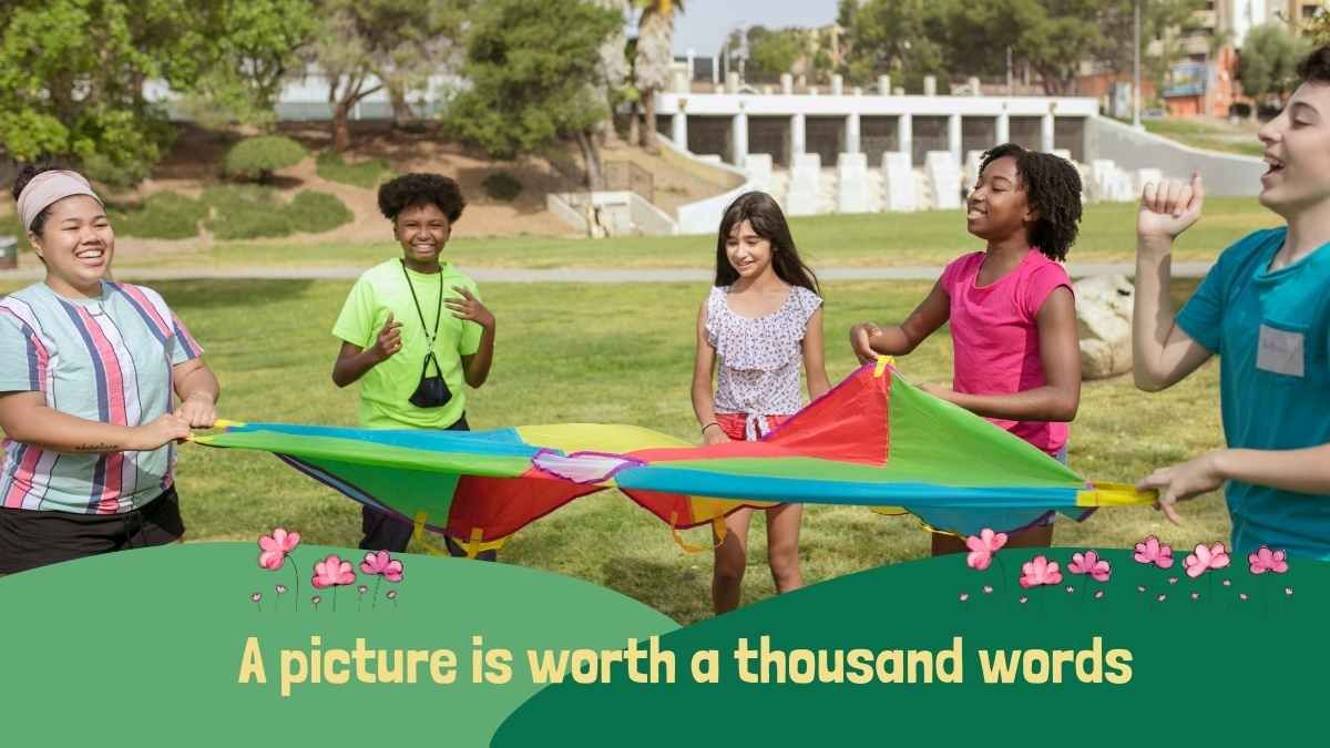 Atividades fofas ao ar livre para a pré-escola para comemorar o Dia Nacional de Brincar ao Ar Livre - slide 13