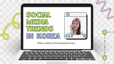 Slides Carnival Google Slides and PowerPoint Template Cute Retro Social Media Trends in Korea 2