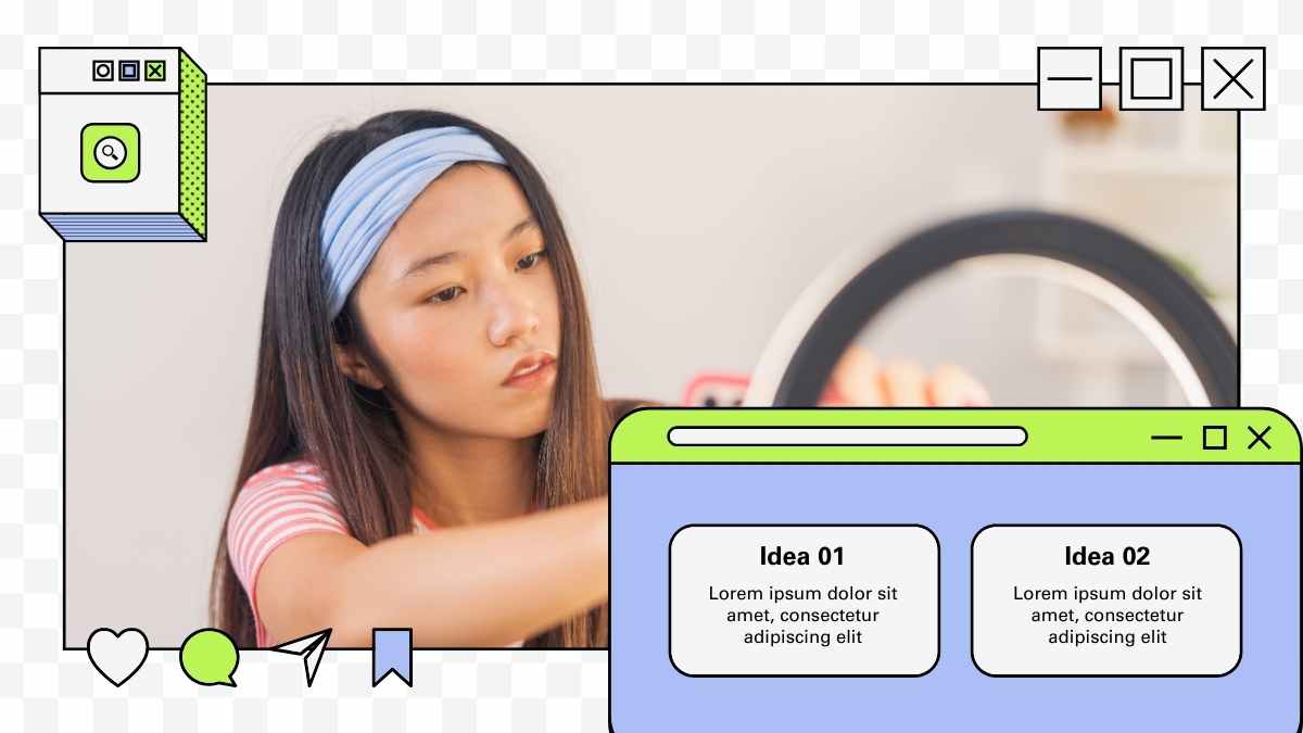 韓国のかわいいレトロソーシャルメディアトレンド - slide 5