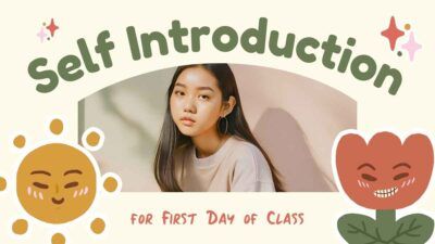 Cute Self Introduction for First Day of Class