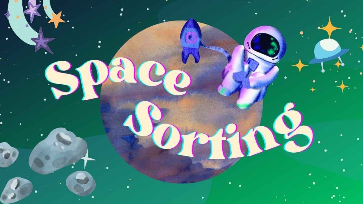 Cute Space and Galaxy for Pre-K - slide 14