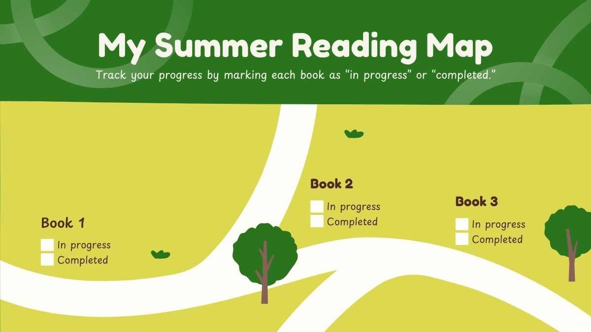 Cute Summer Reading Log Slides - slide 3