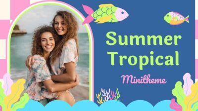 Cute Summer Tropical Minitheme Slides