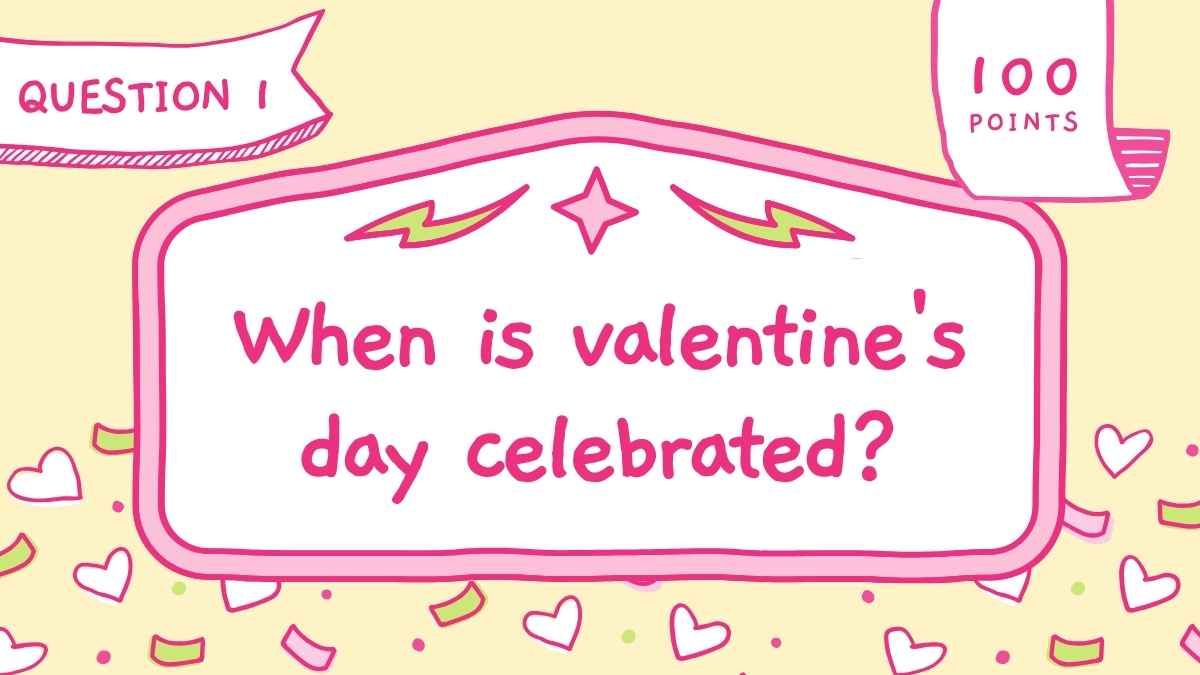 Cute Valentine’s Day Jeopardy - slide 5