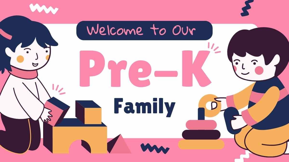 Cute Welcome to Our Pre-K Family - slide 0