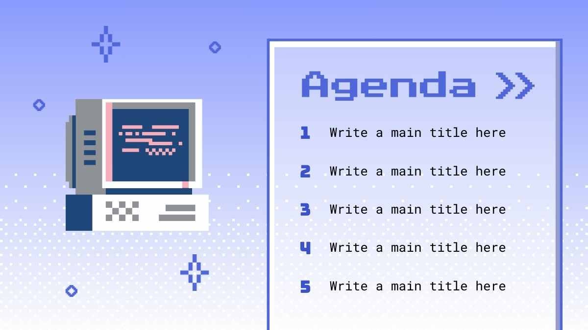 Cute Y2K Game Console Background Slides - slide 2