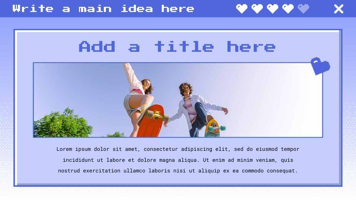 Cute Y2K Game Console Background Slides - slide 3