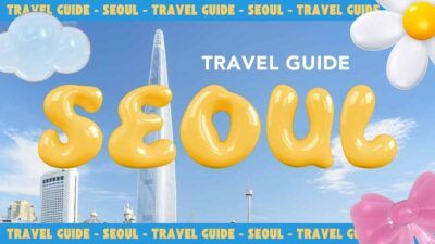 Slides Carnival Google Slides and PowerPoint Template Cute Y2K Travel Guide Seoul 1