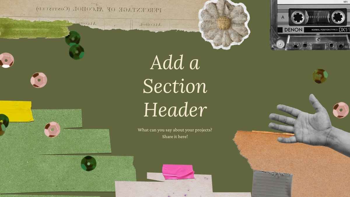 Cutout Collages Aesthetic Company Profile Pink and Green Slides - slide 11