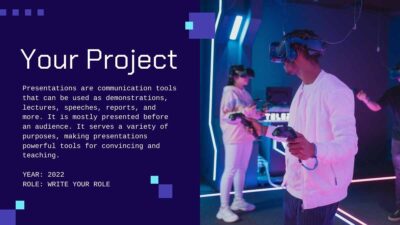 Cyber-Futuristic Cosplay Workshop. Free Presentation Template ...