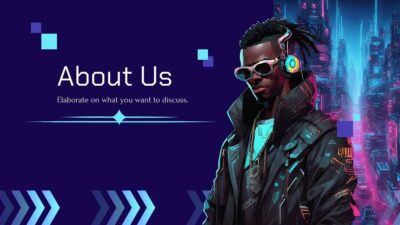 Cyber-Futuristic Cosplay Workshop. Free Presentation Template ...