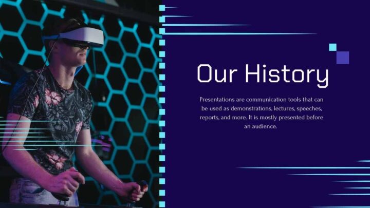 Cyber-Futuristic Cosplay Workshop. Free Presentation Template ...