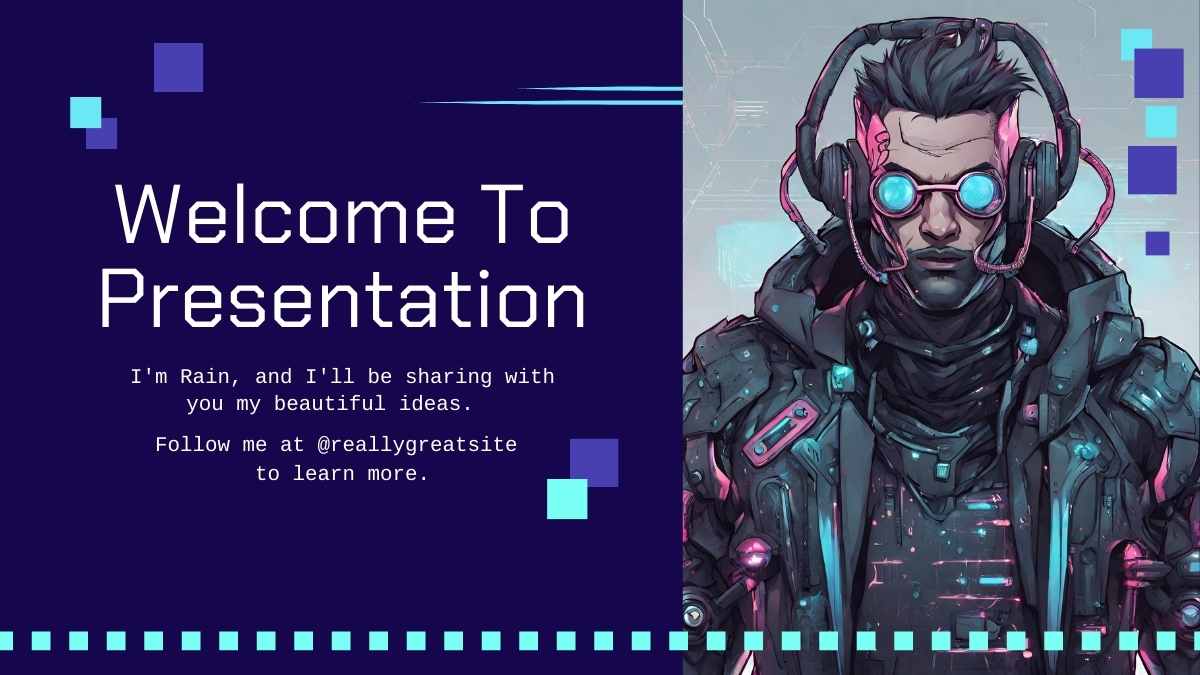 Cyber-Futuristic Cosplay Workshop Slides - slide 5