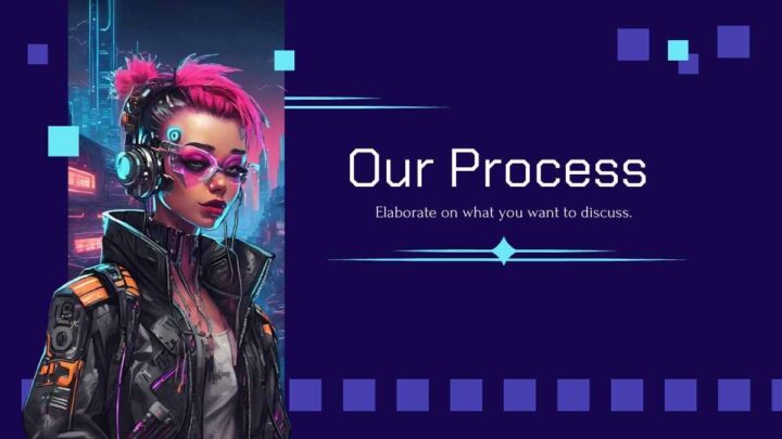 Cyber-Futuristic Cosplay Workshop. Free Presentation Template ...