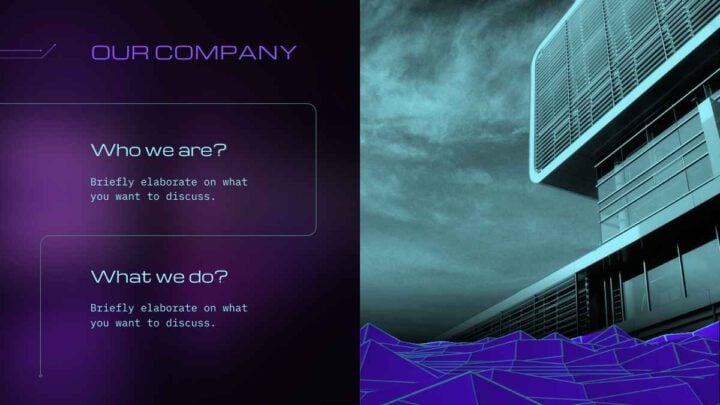 Elegant Futuristic. Free Slides Template — SlidesCarnival