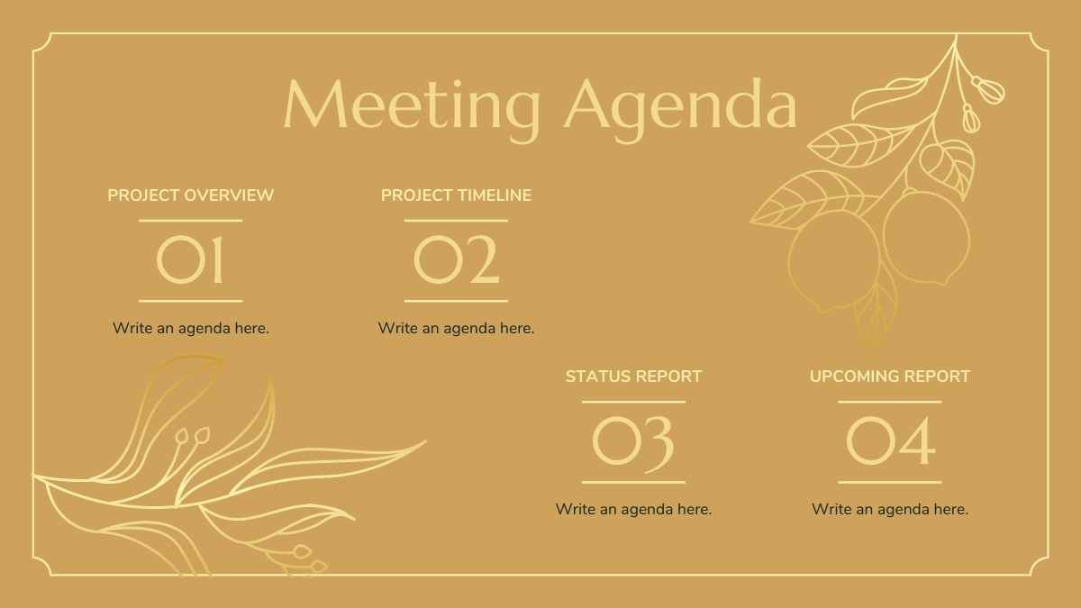 Luxury Hotel Management Meeting Agenda - slide 2