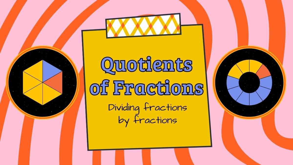 Lição de divisão de frações por frações para o ensino fundamental - slide 0