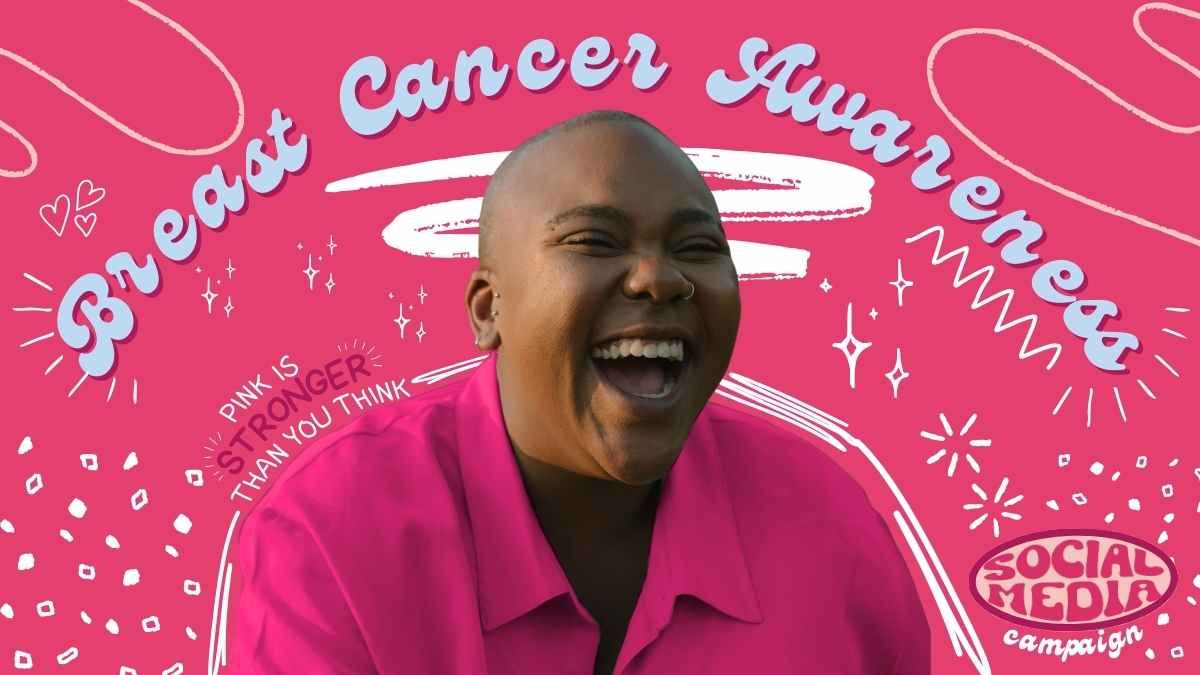 Doodle Cancer Awareness Social Media Campaign - slide 0