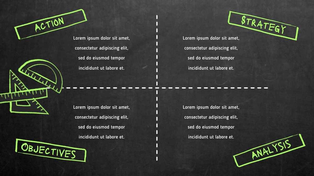 Doodle Chalkboard Brainstorm Slides - slide 8