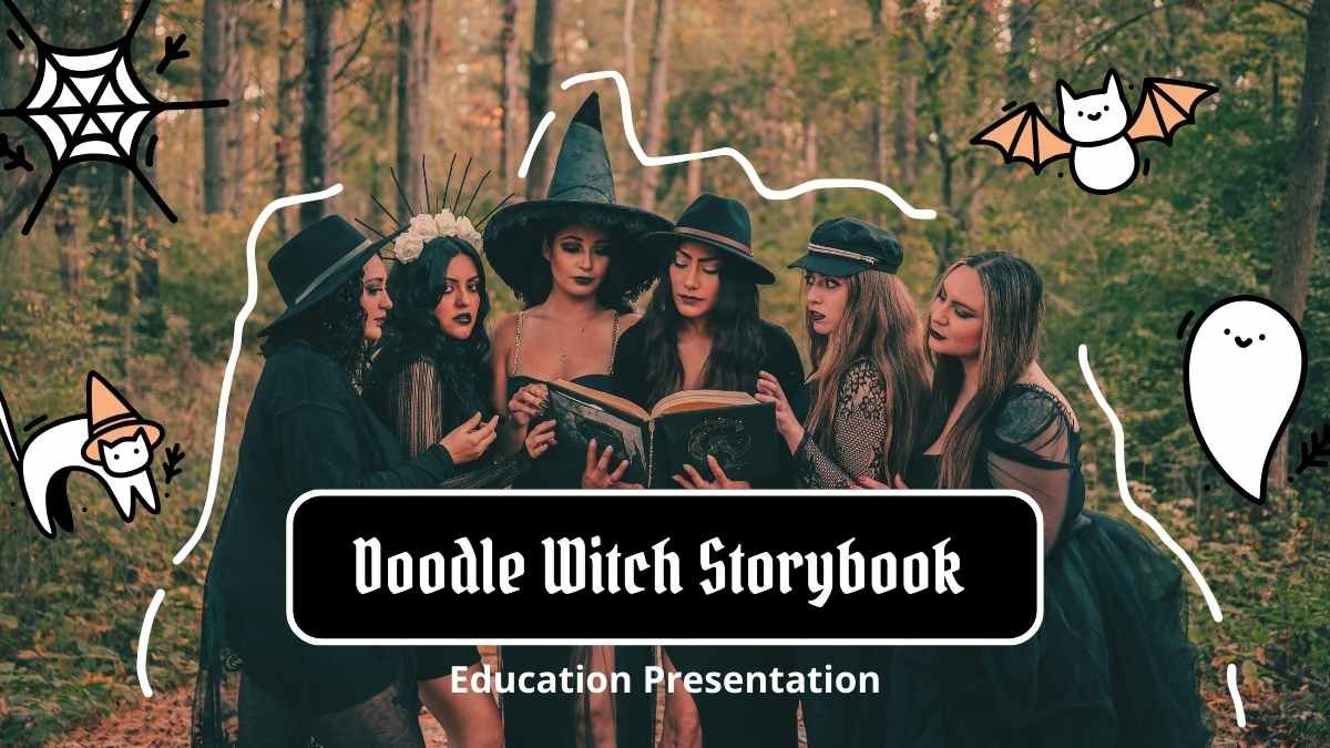 Doodle Witch Storybook - slide 0