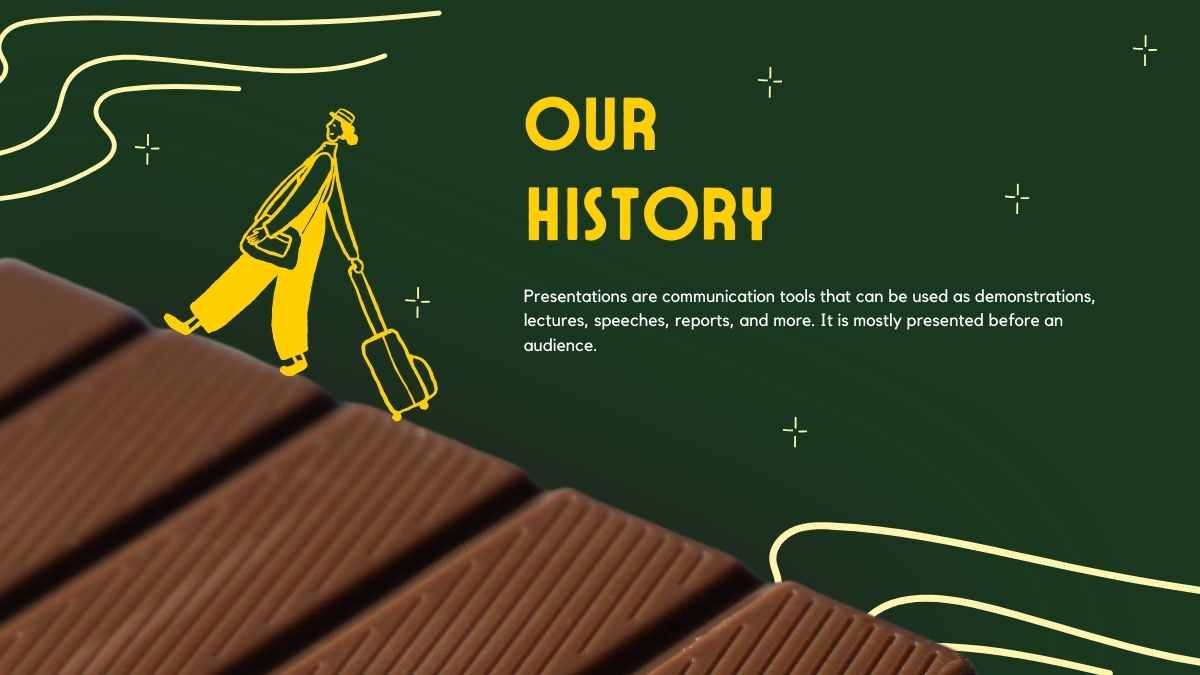 Dia Internacional do Chocolate com rabiscos - slide 13