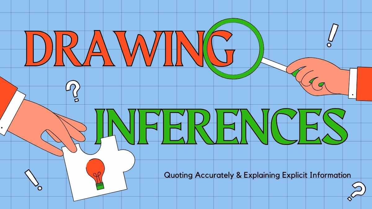 Drawing Inferences Lesson for Middle School - slide 0