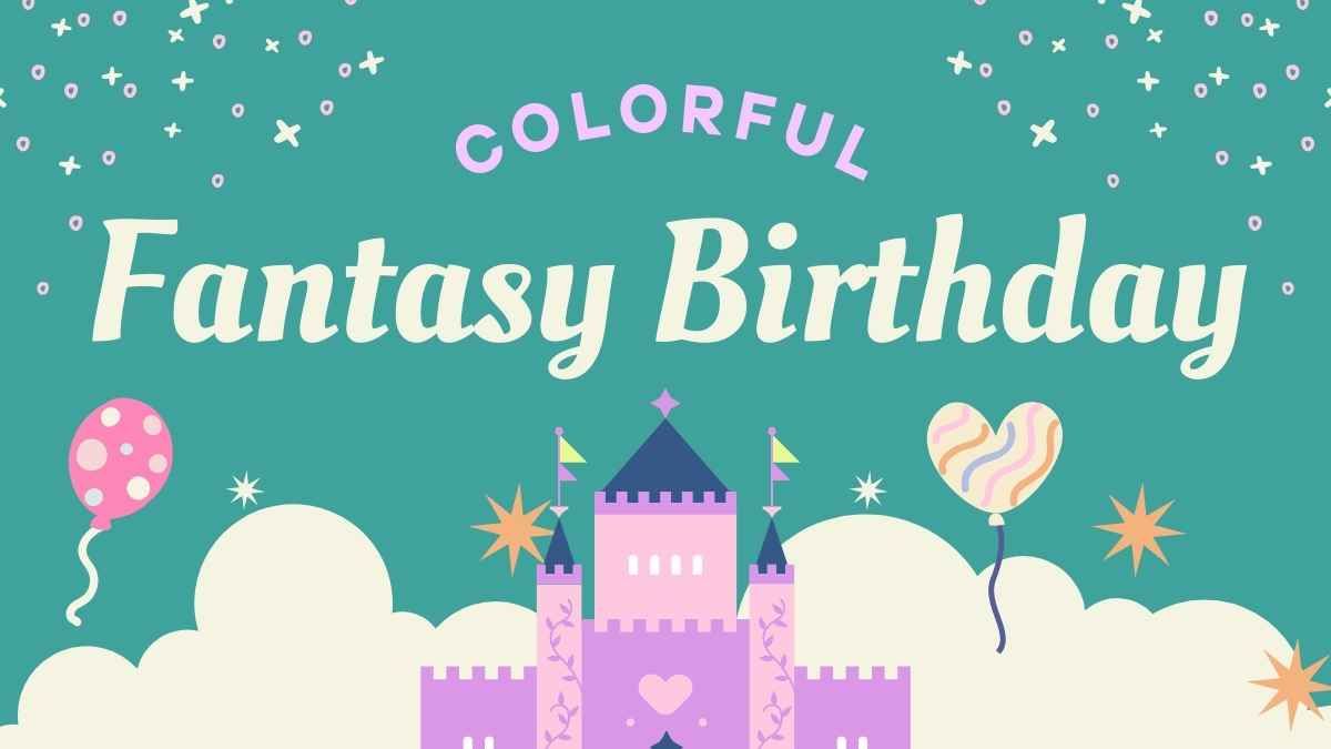 Dreamy Illustrated Fantasy Birthday - slide 0