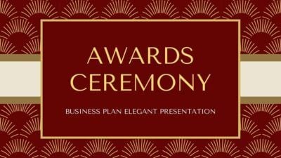 Elegant Award Ceremony