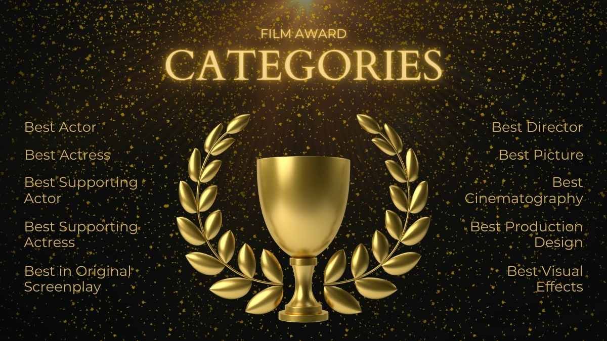 Elegant Awards Ceremony of Film School - slide 5