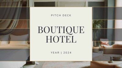 Elegant Boutique Hotel Pitch Deck