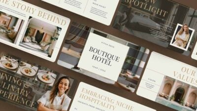 Elegant Boutique Hotel Pitch Deck