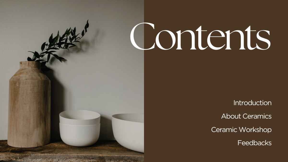 Elegant Ceramics Workshop - slide 1