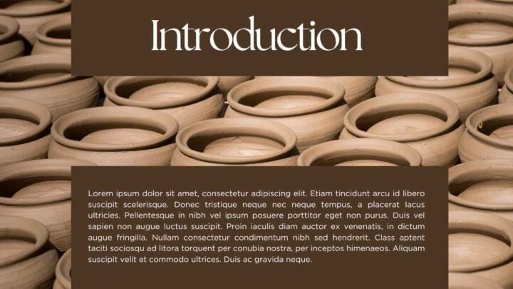 Ceramics Workshop. Free Presentation Template — SlidesCarnival