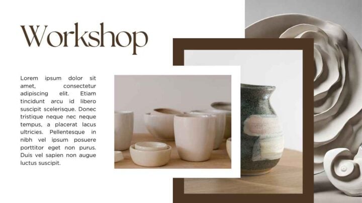 Ceramics Workshop. Free Presentation Template — SlidesCarnival