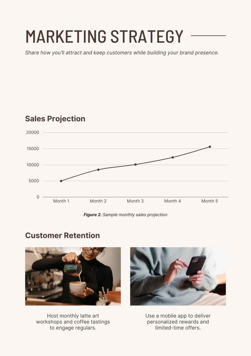 Elegant Coffee Shop Business Plan - slide 8