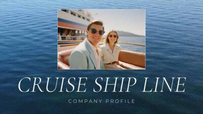 Video Background Cruise Ship Line Company Profile Slides