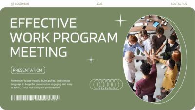 Elegant Effective Work Program Meeting