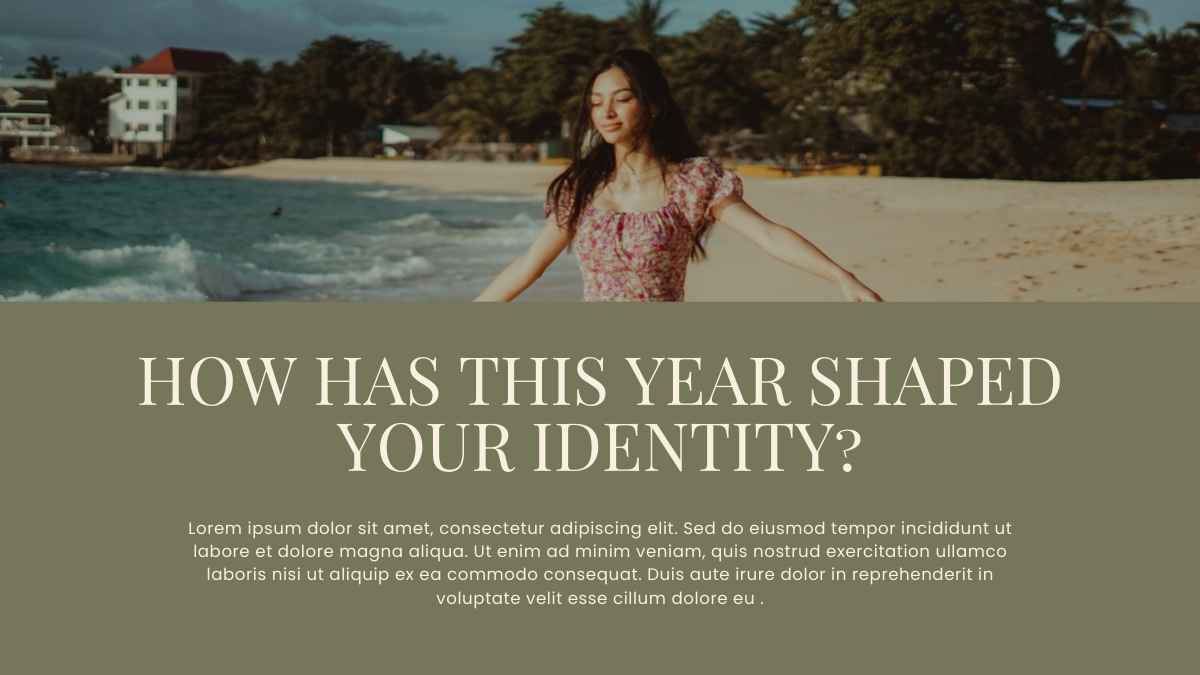 Elegant End of the Year Reflection Workbook Slides - slide 3