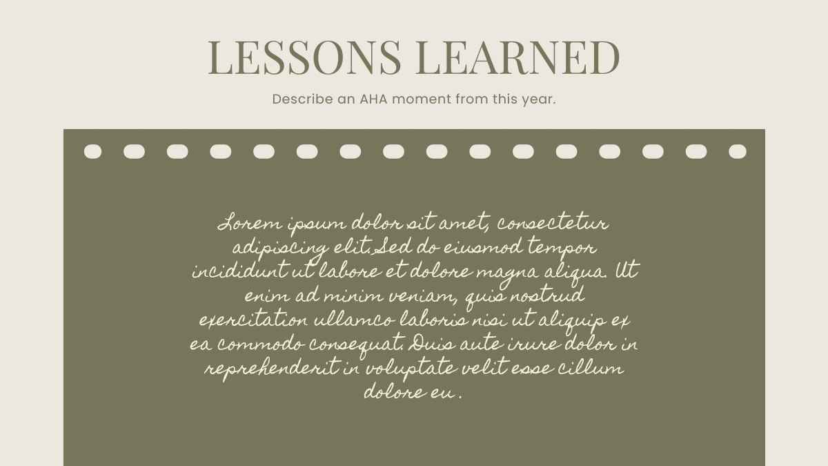 Elegant End of the Year Reflection Workbook Slides - slide 8