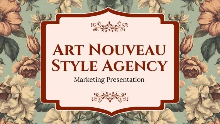 Unleash your creativity with our Art Nouveau Style template ...