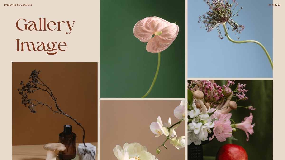 Presentación de la Reunión Floral Elegante - diapositiva 12