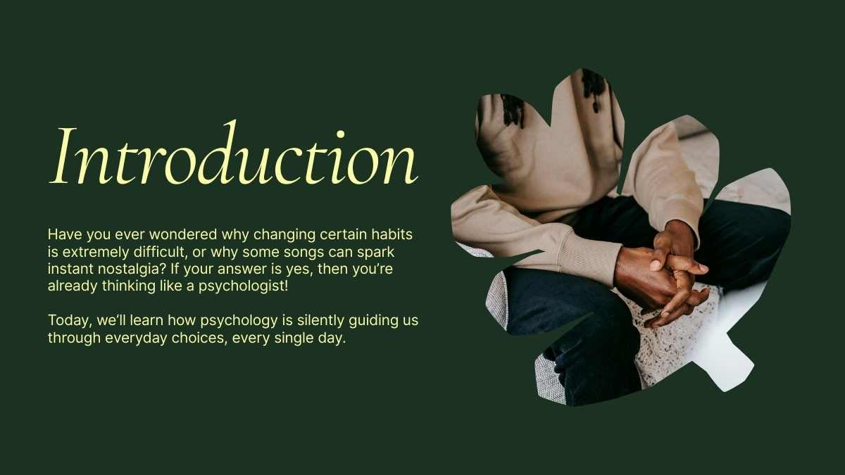 Elegant Introduction to Psychology Slides - slide 3