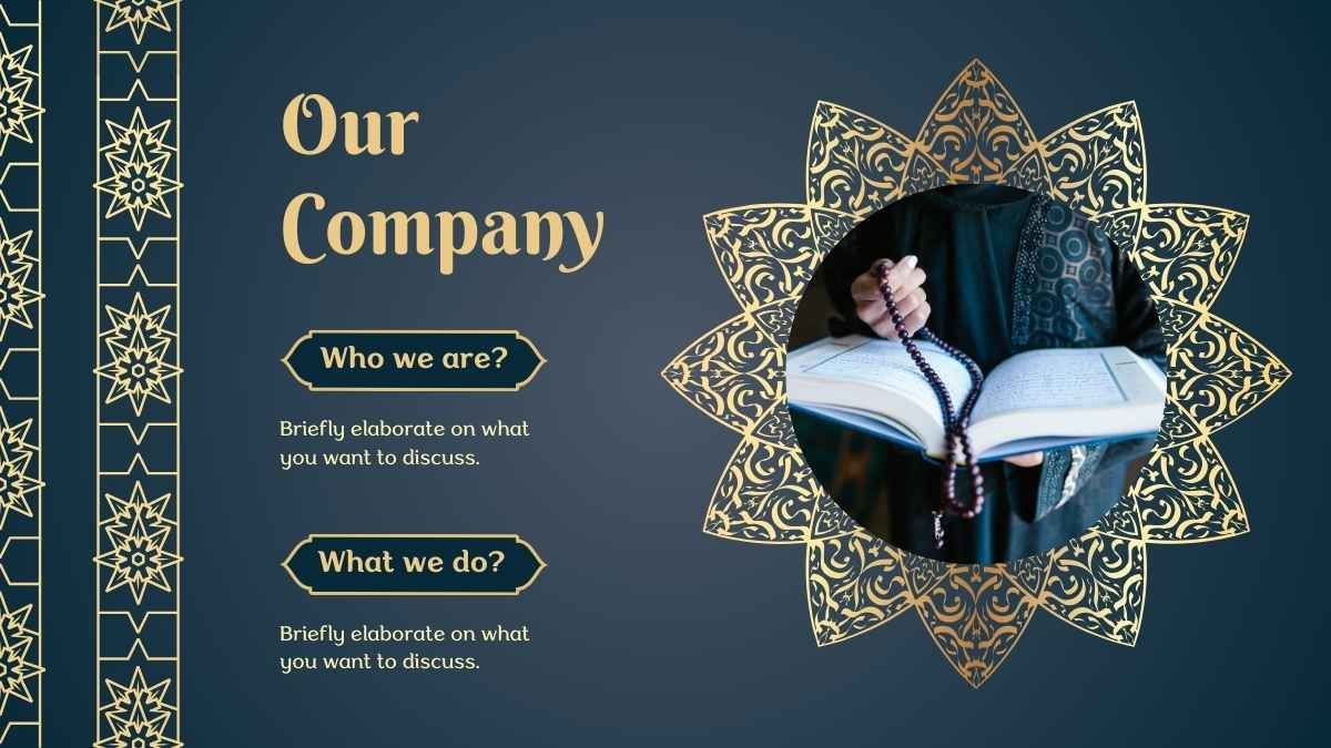 Ano Novo Islâmico Elegante - slide 5