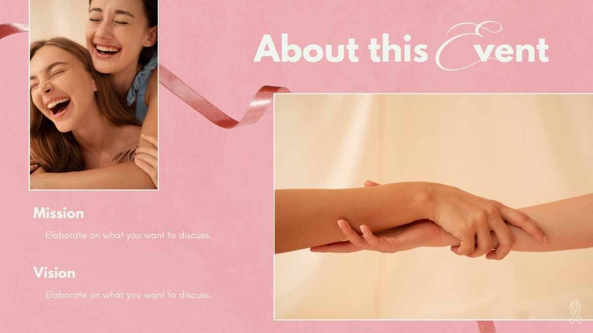 Apresentação minimalista e elegante para sensibilização sobre o câncer de mama - slide 7